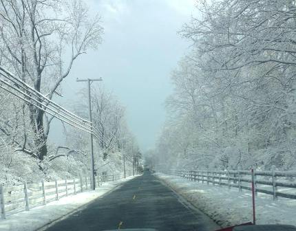 Apple Creek Landscaping Snowy Road Colts Neck
